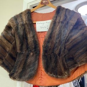 VINTAGE Mink Stole